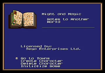 Might and Magic - Gates to Another World (USA, Europe) screen shot title